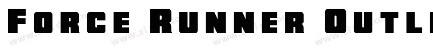 Force Runner Outline字体转换